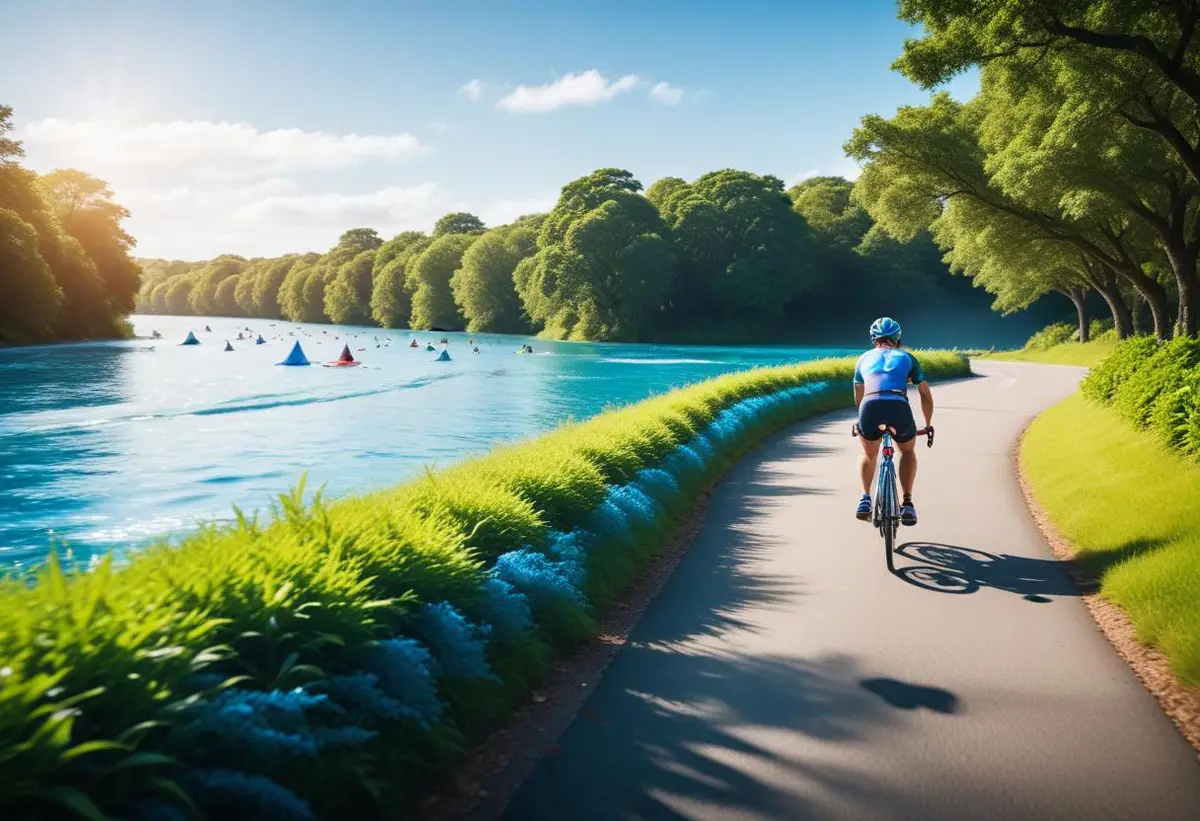 Bauer triathlon illustration