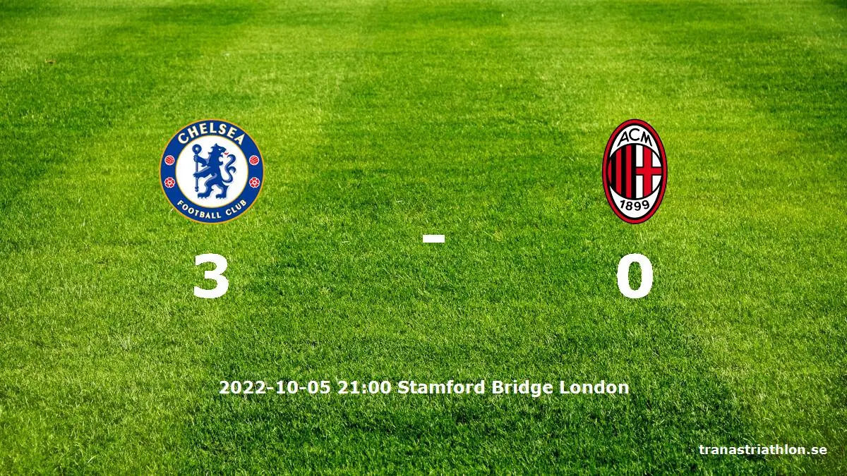 Chelsea mot AC Milan tidslinje och laguppställning
