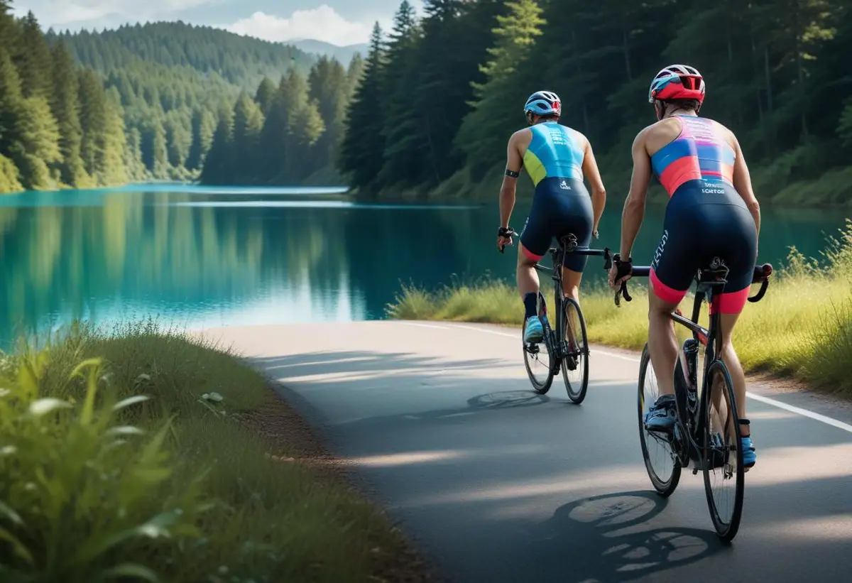 Garmin triathlon illustration