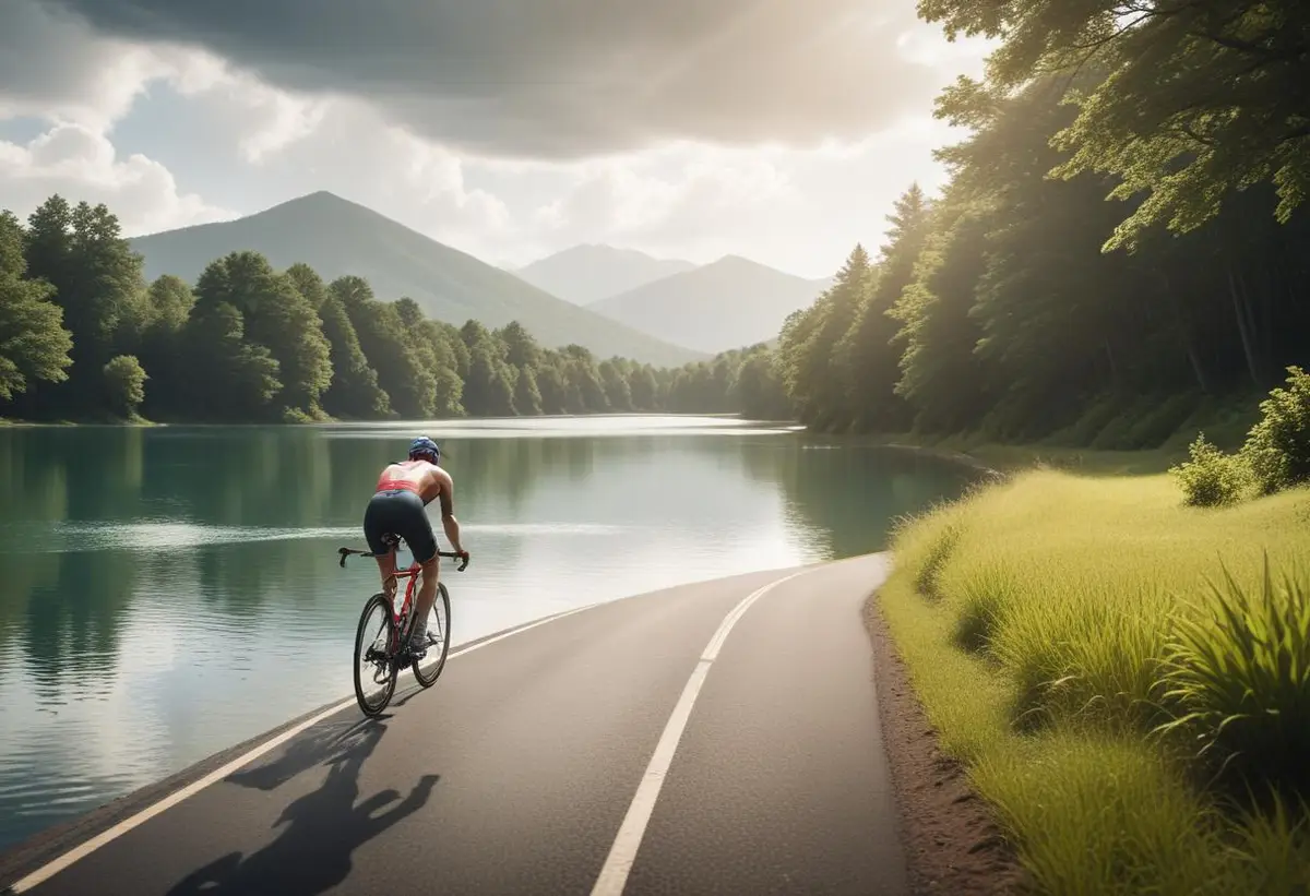 Hitta de bästa ironman triathlon kläderna för din träning och tävling illustration