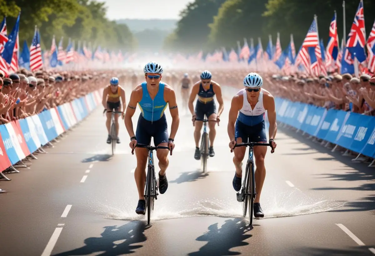 OS triathlon damer illustration