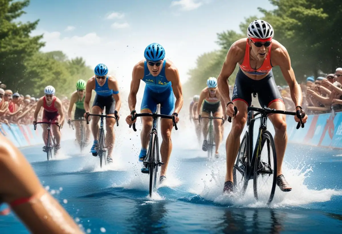 Klar för OS-triathlon illustration