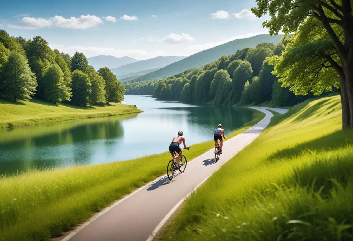 Schemana och resultat för triathlon illustration
