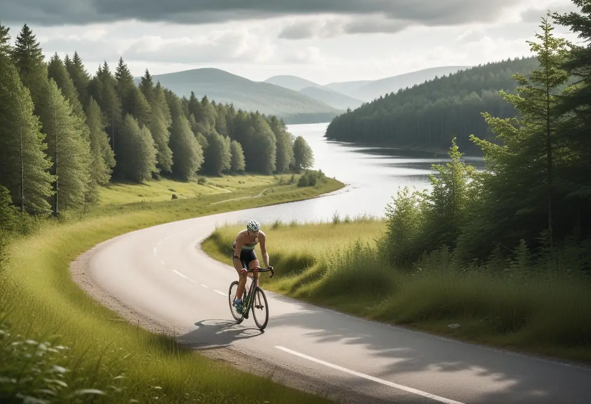 Triathlon i Sverige illustration