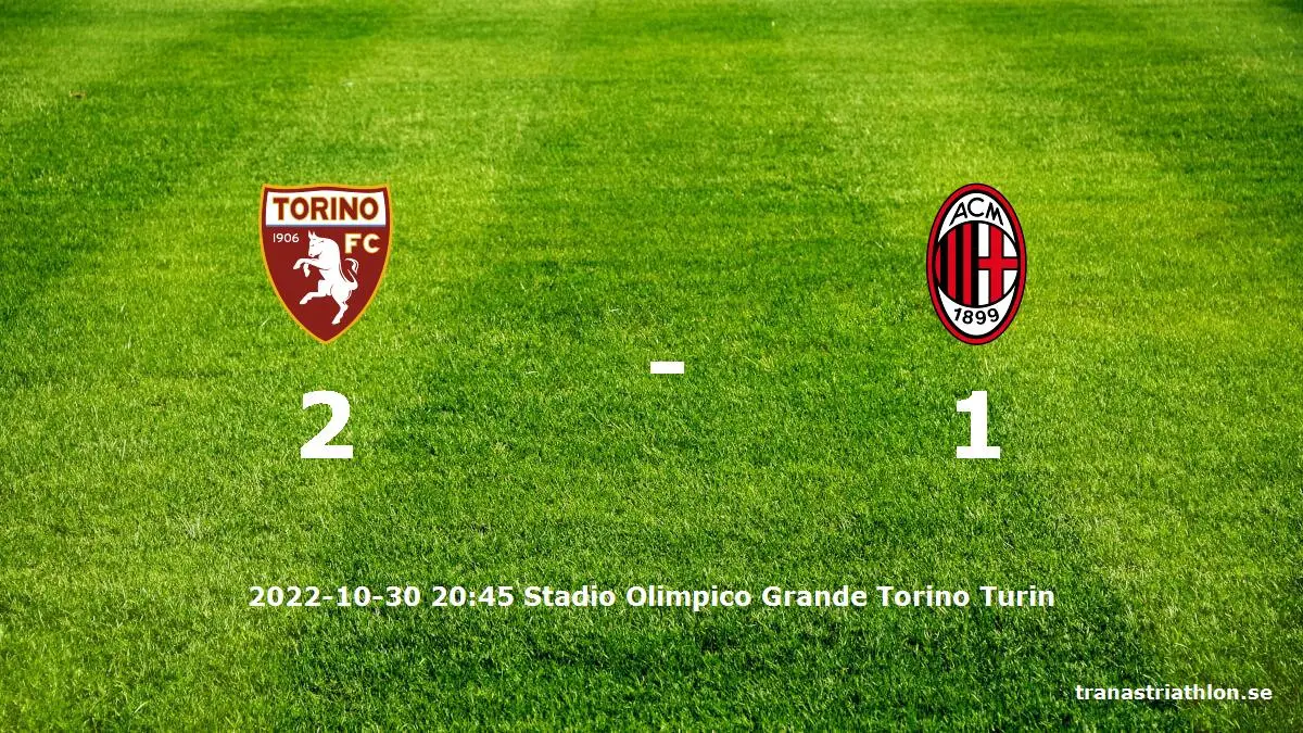 Torino mot AC Milan tidslinje och laguppställning