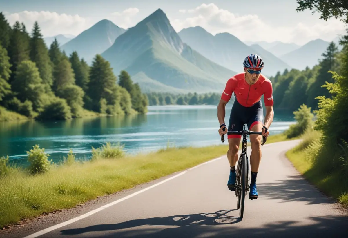 Triathlon damer OS illustration