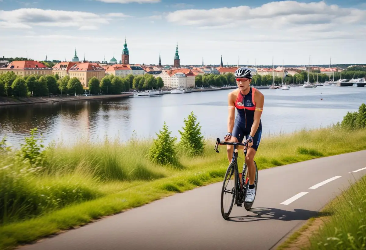 Triathlon i Göteborg illustration