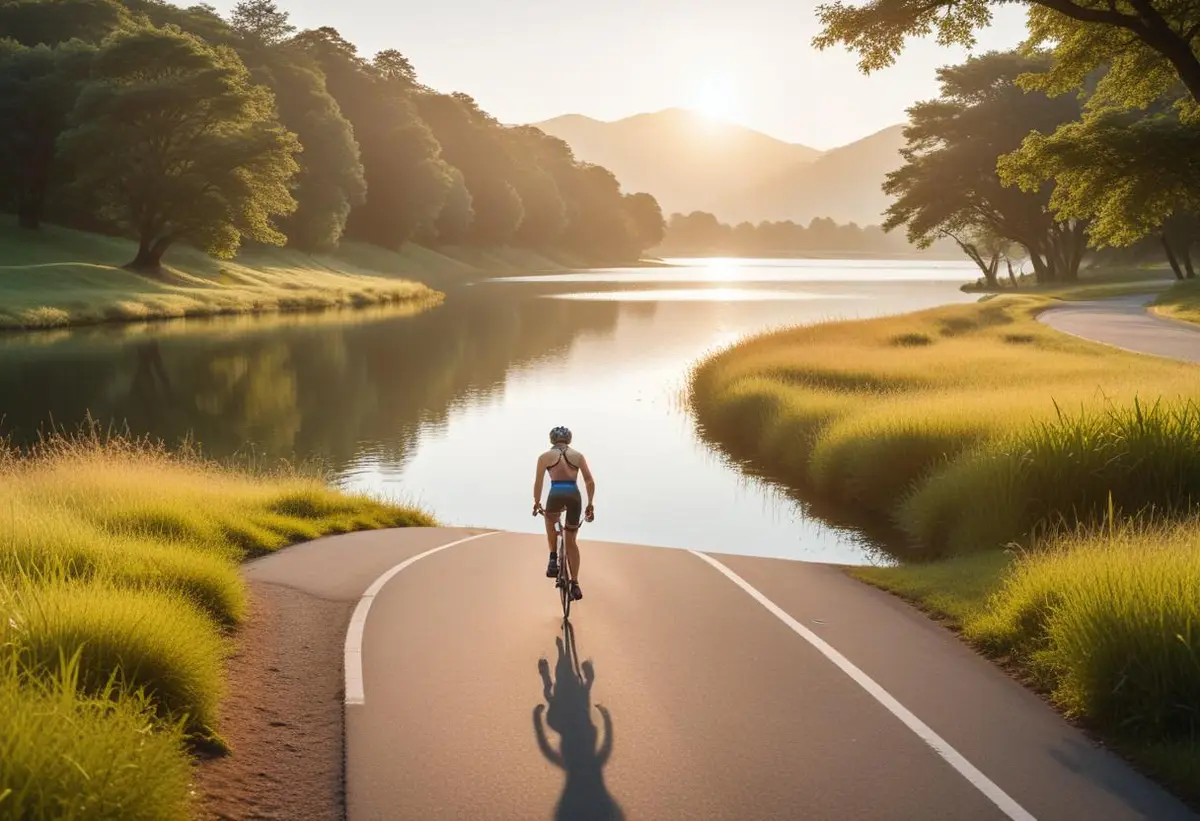 Din perfekta triathlon kalender 2024 illustration