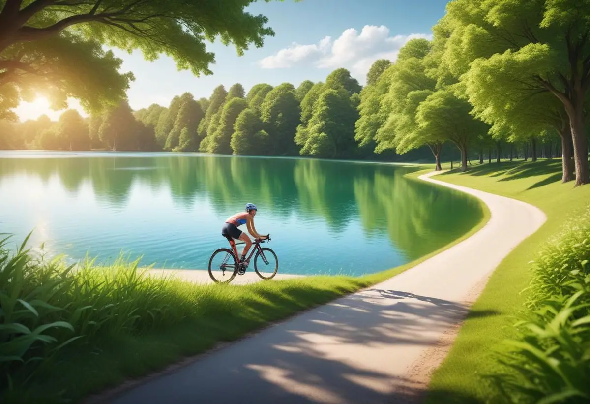 Maxa din prestation på triathlon sprint distans illustration