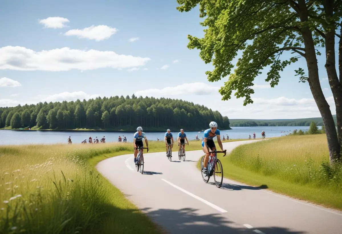Triathlon Vansbro illustration