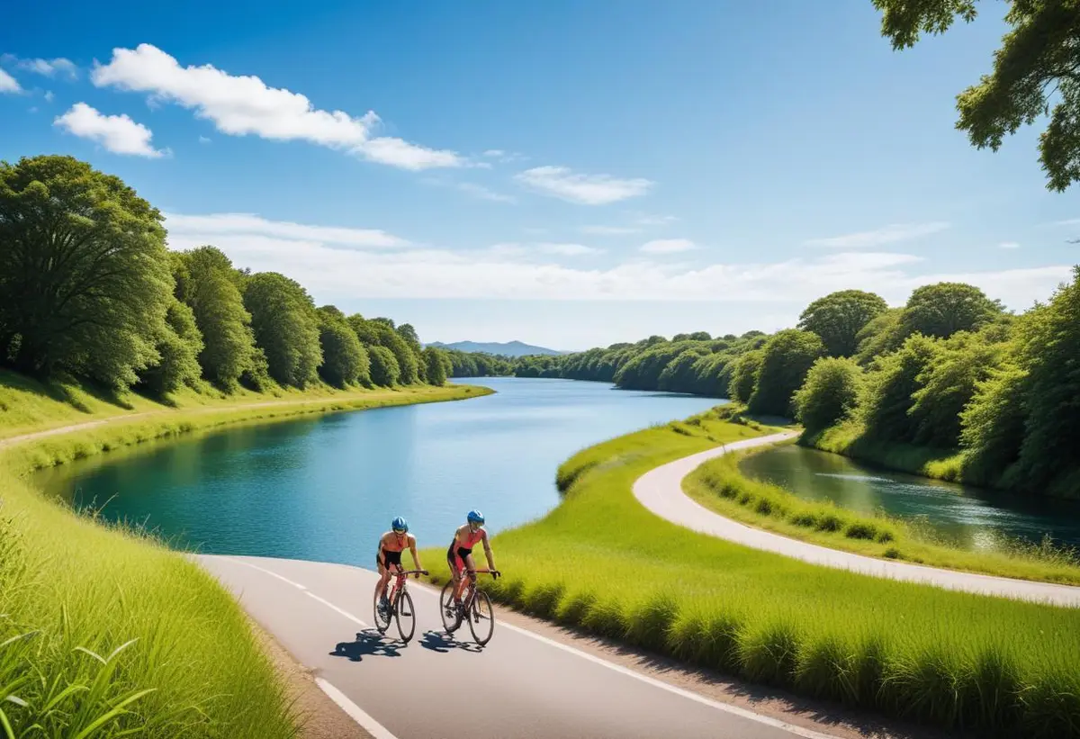 Vad är triathlon? En kul guide till denna spännande sport illustration